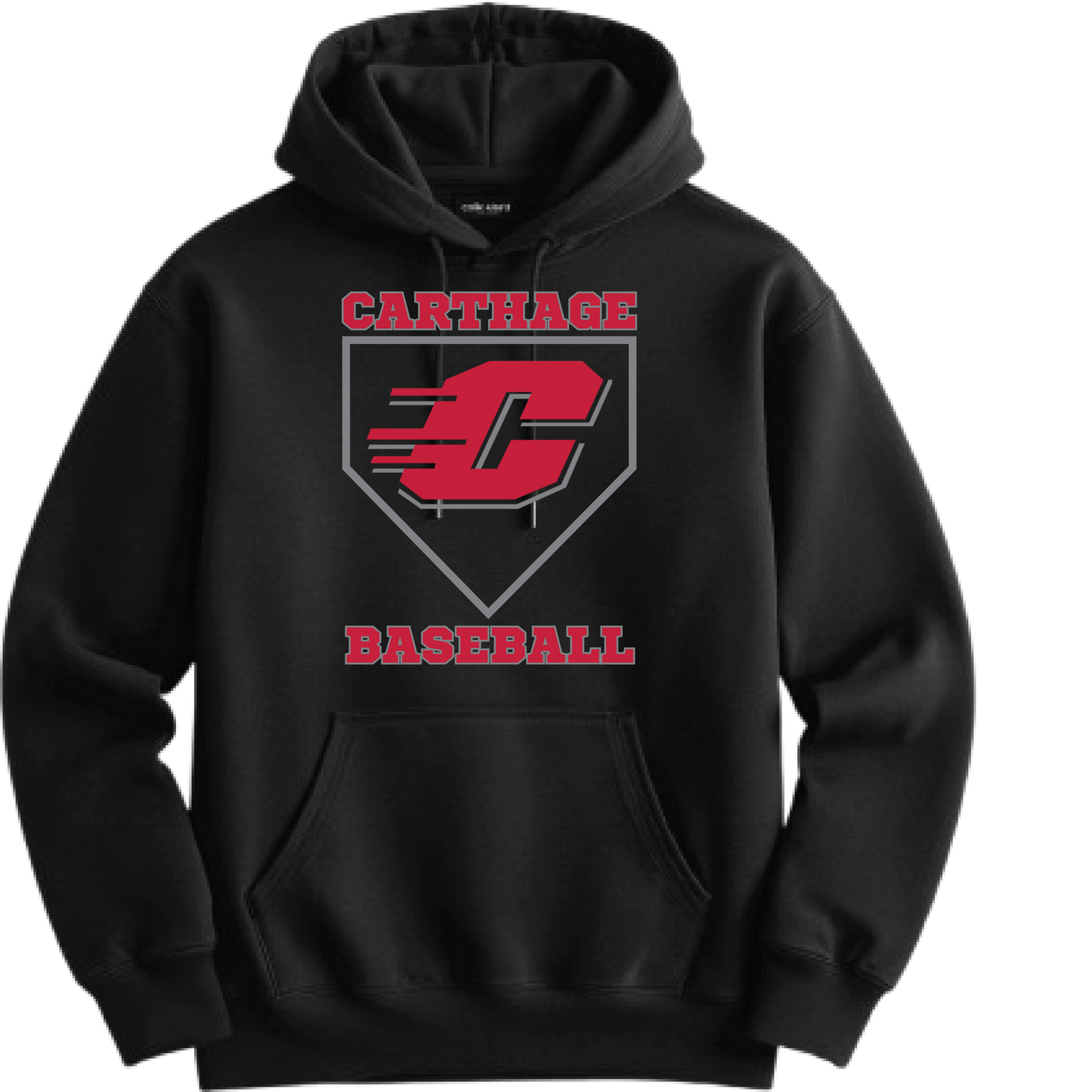 Carthage Baseball Hoodie