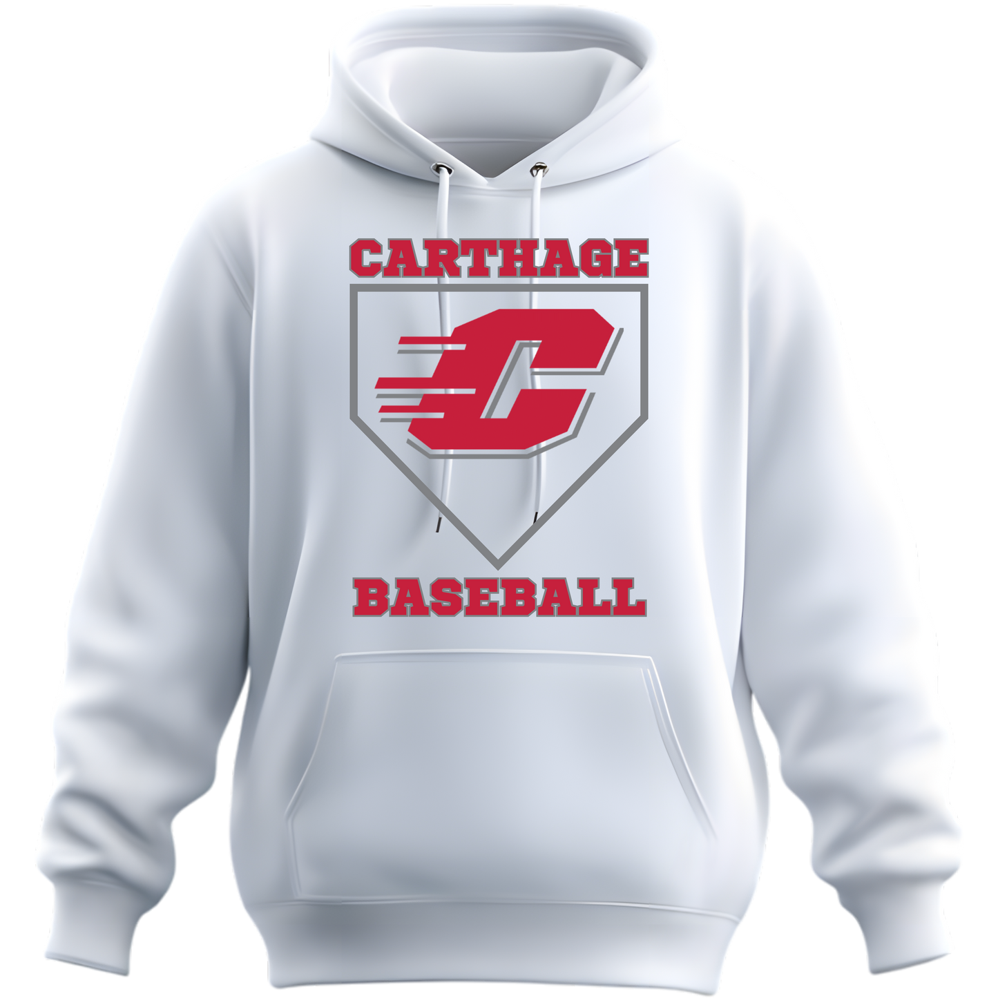 Carthage Baseball Hoodie