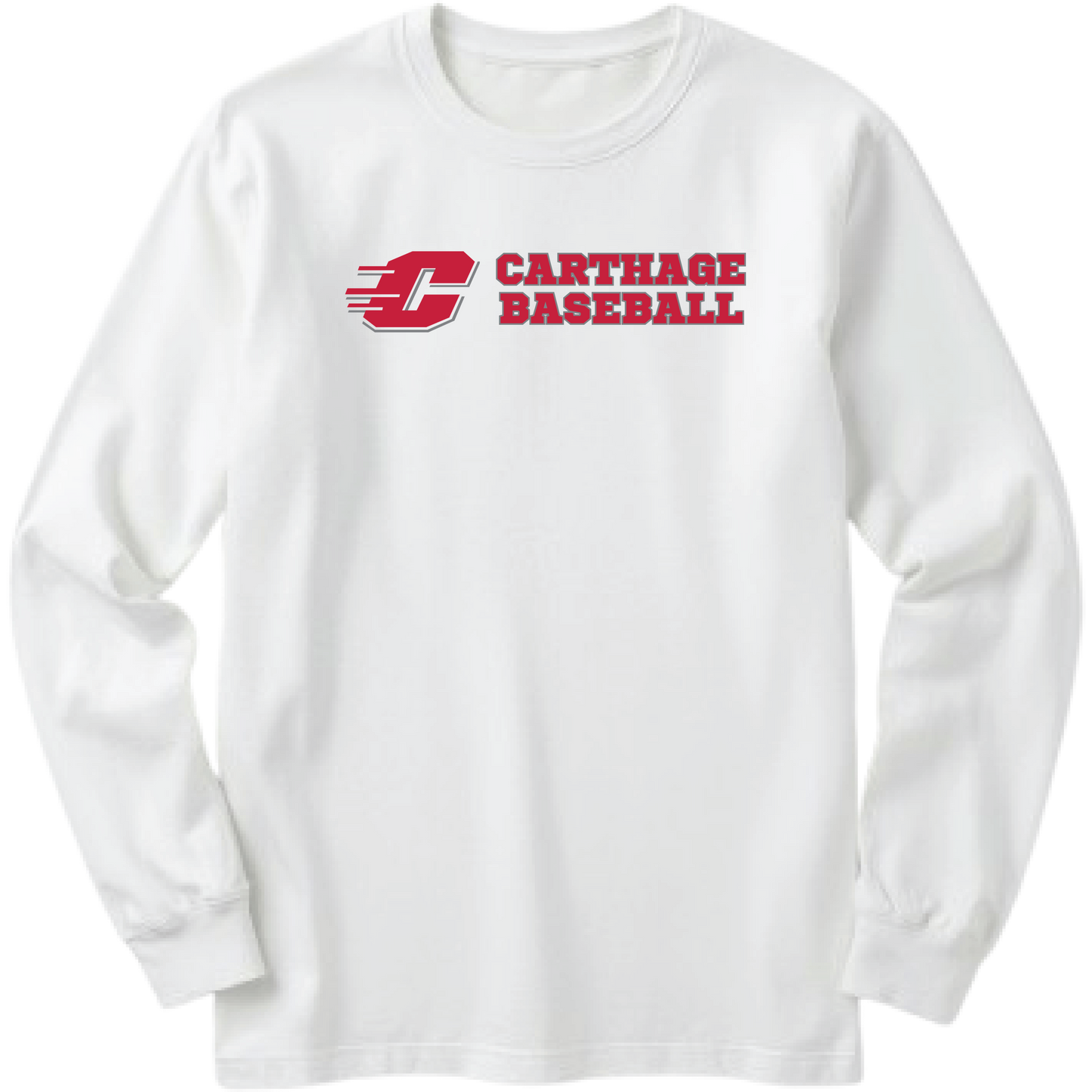 Carthage Baseball LS Tee