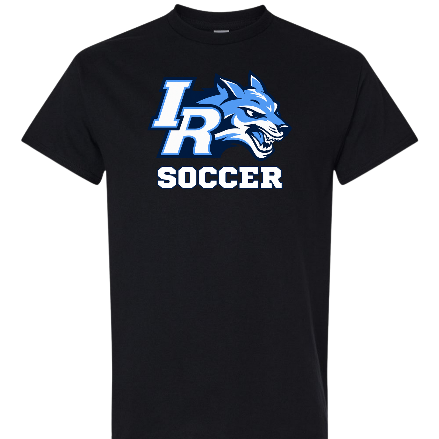 IR Wolves Soccer (Initials Tee)