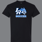IR Wolves Soccer (Initials Tee)