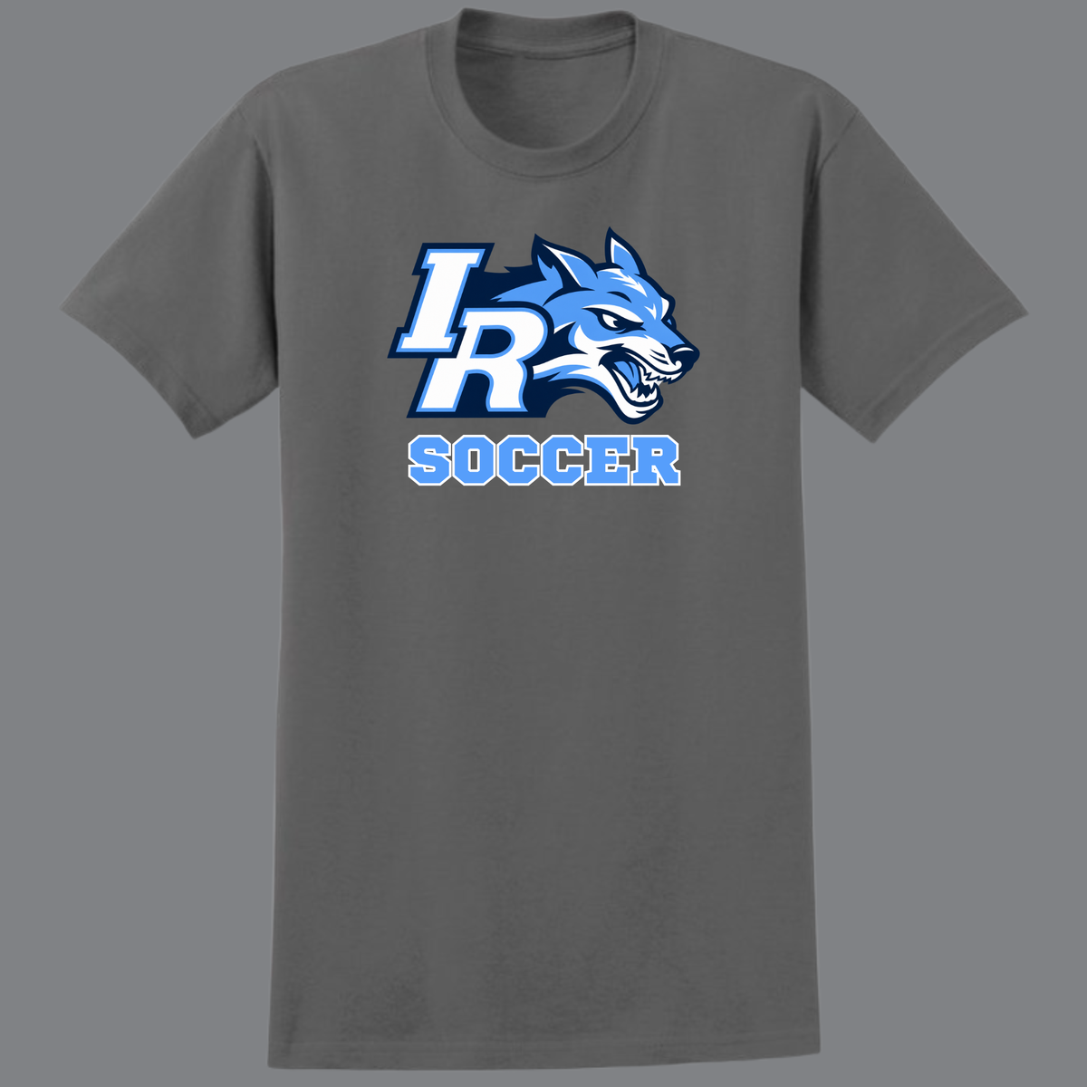 IR Wolves Soccer (Initials Tee)