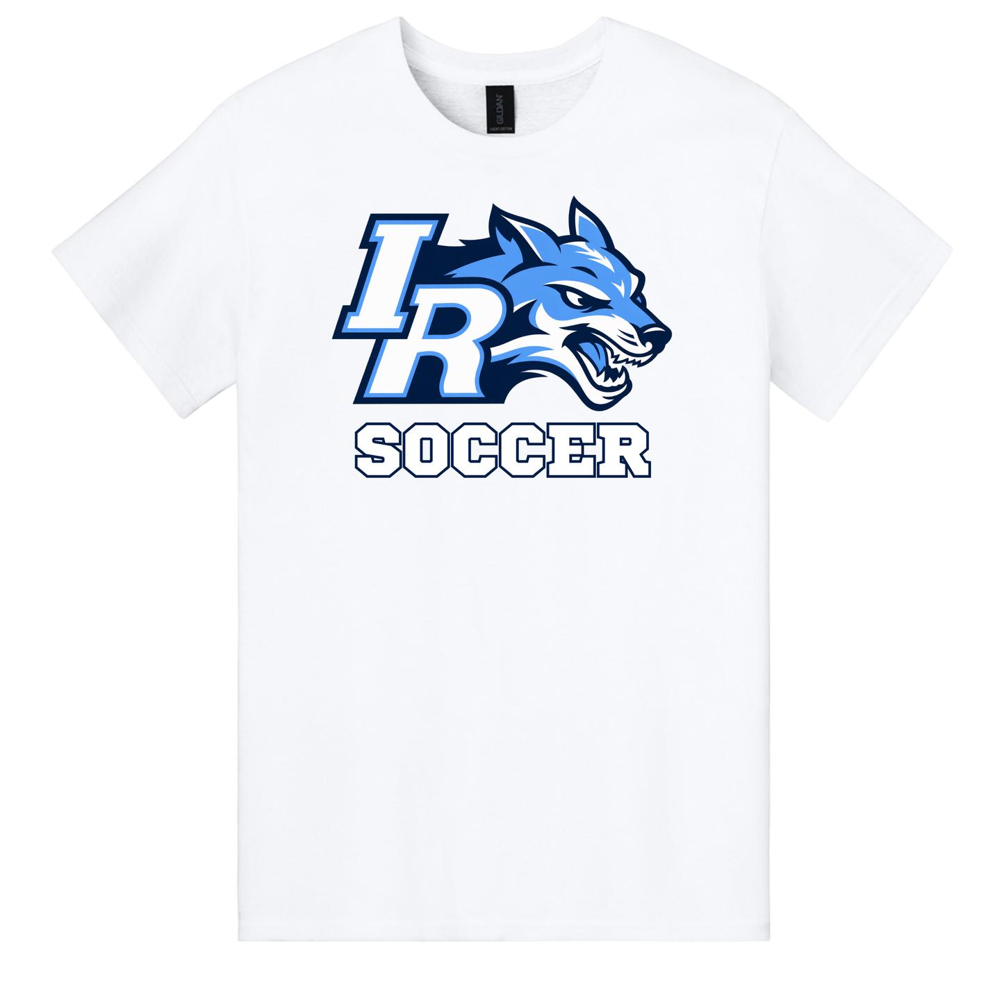 IR Wolves Soccer (Initials Tee)