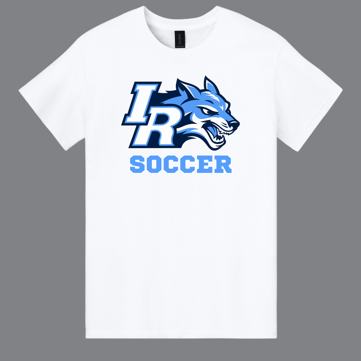 IR Wolves Soccer (Initials Tee)