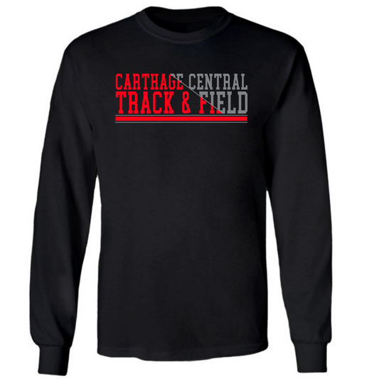 Carthage Track & Field LS Tee