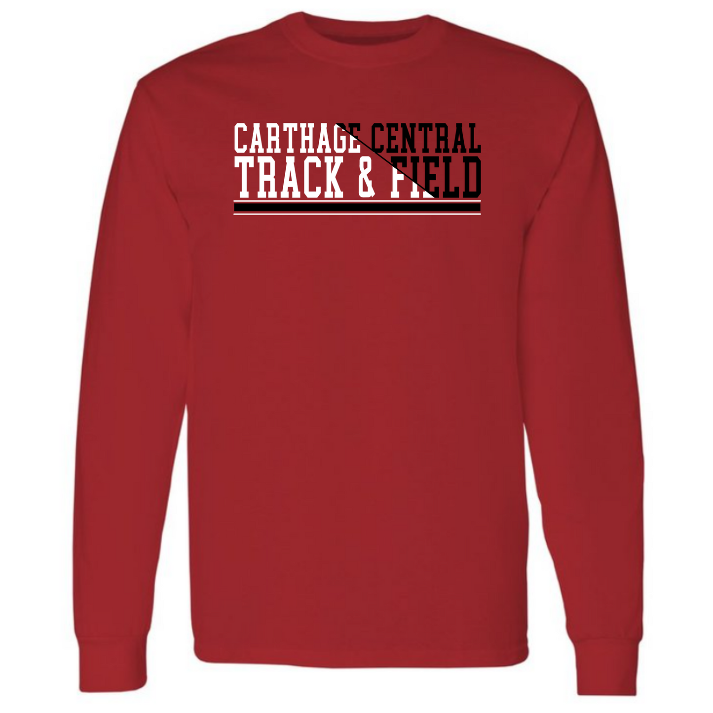 Carthage Track & Field LS Tee