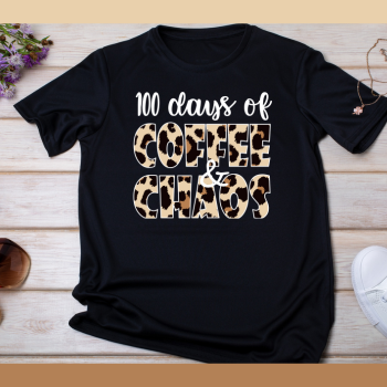 Leopard Coffee and Chaos Crewneck