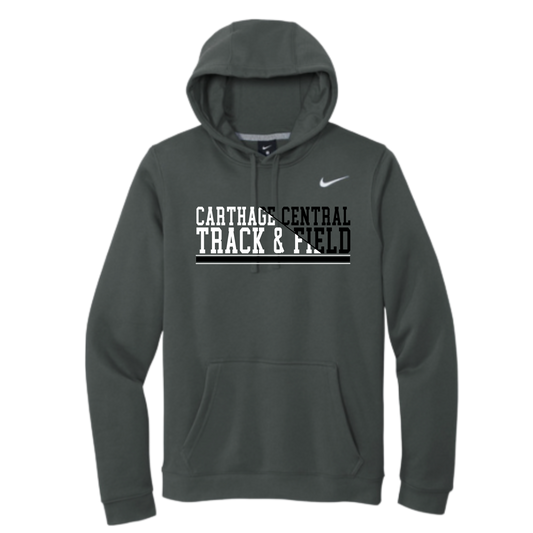 Carthage Track & Field Nike Club Fleece Pullover Hoodie