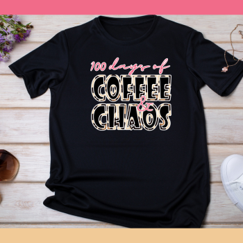 Pink Coffee and Chaos Hoodie