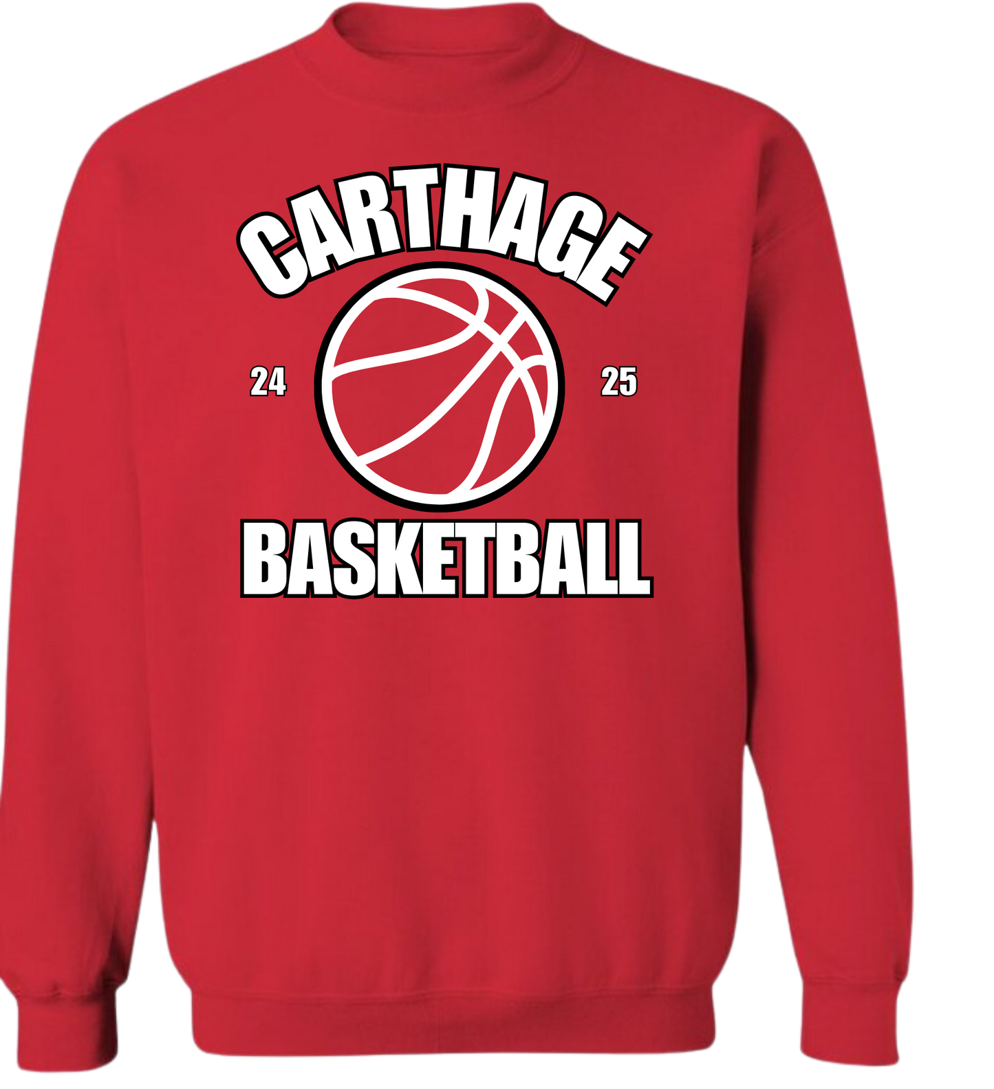 Carthage Basketball 24-25 Crewneck