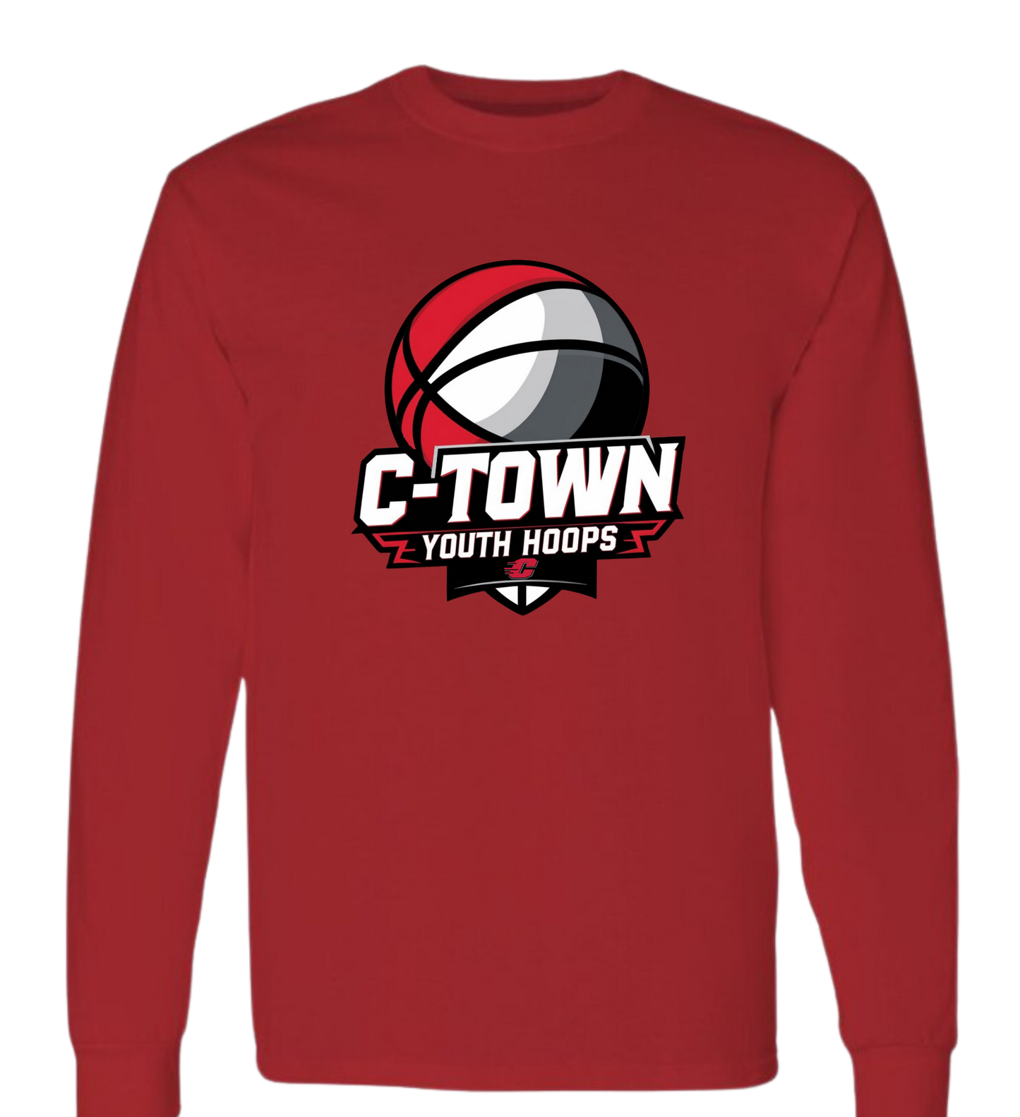 Carthage Basketball Youth Hoops Long Sleeve