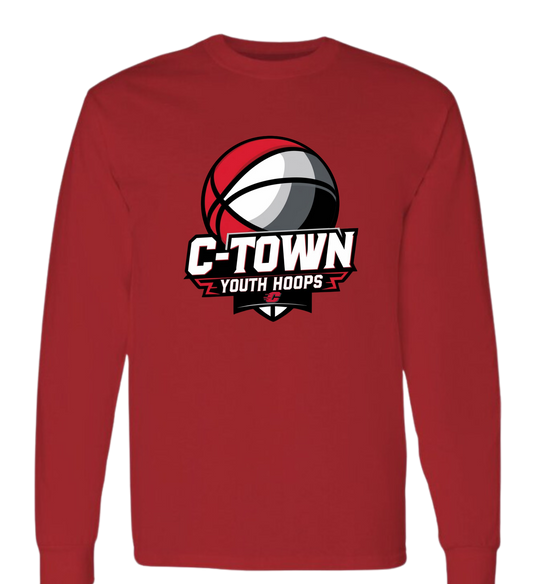 Carthage Basketball Youth Hoops Long Sleeve