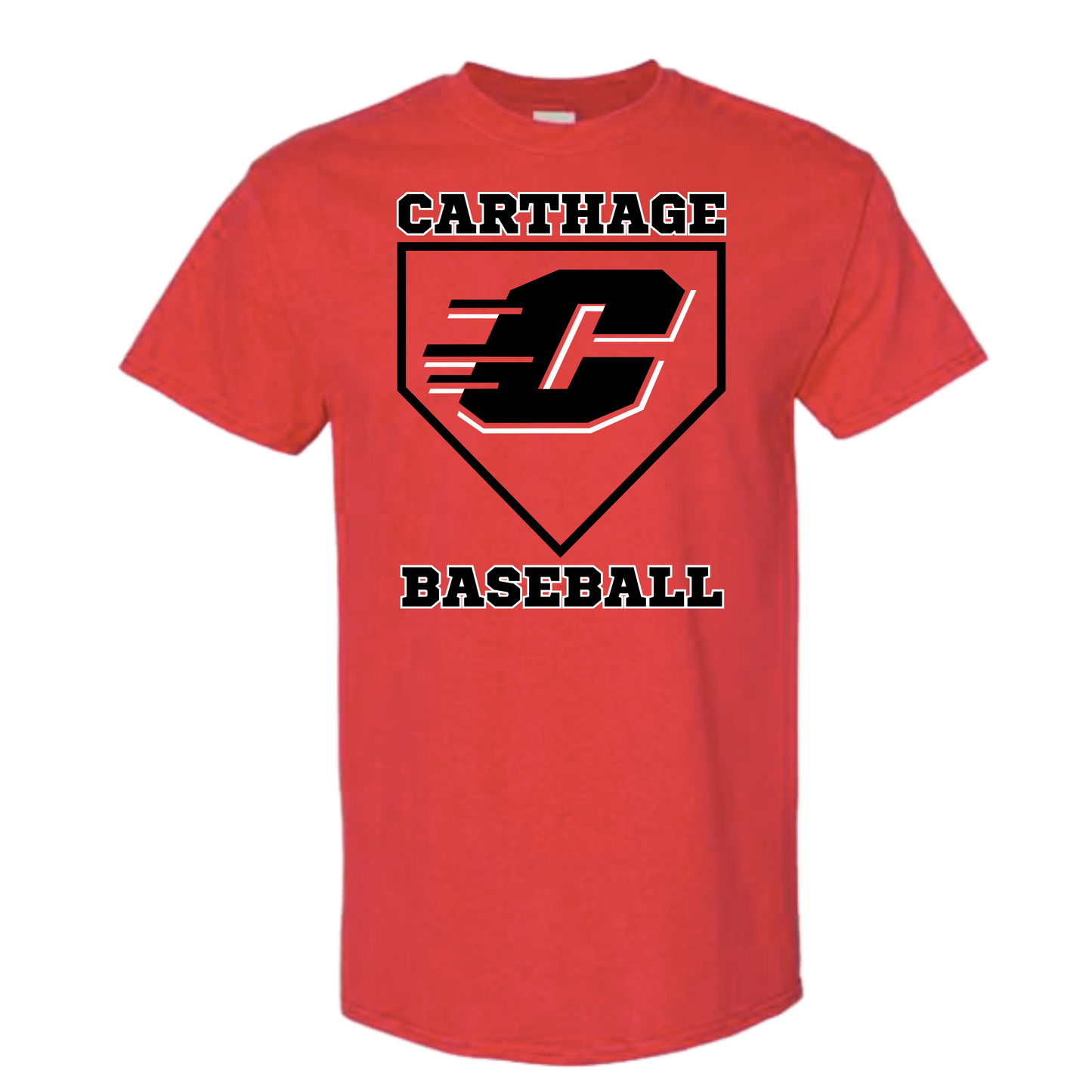 Carthage Baseball Tee