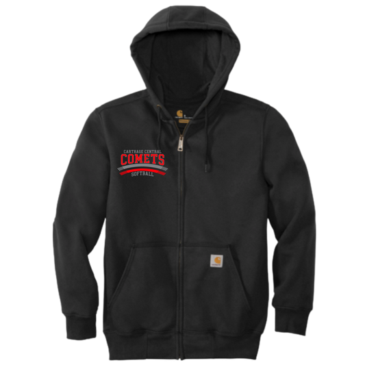 Carthage Softball Carhartt® Rain Defender® Paxton Heavyweight Hooded Zip-Front Sweatshirt