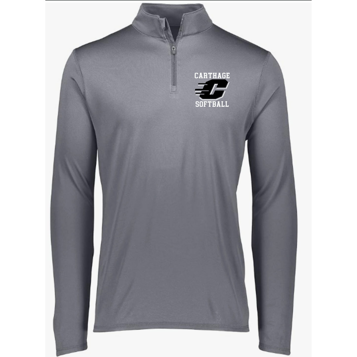 Carthage Softball 1/4 Zip Polo