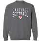 Carthage Softball Crewneck Sweatshirt