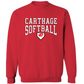 Carthage Softball Crewneck Sweatshirt
