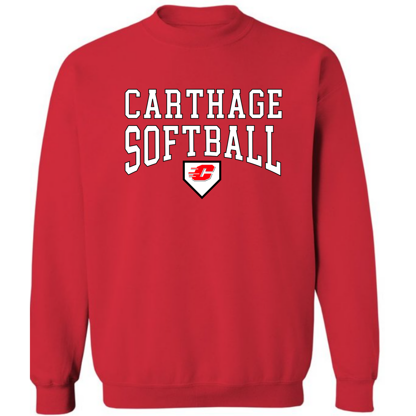 Carthage Softball Crewneck Sweatshirt