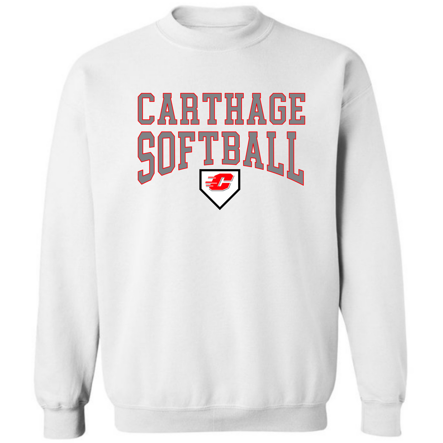 Carthage Softball Crewneck Sweatshirt