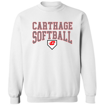 Carthage Softball Crewneck Sweatshirt