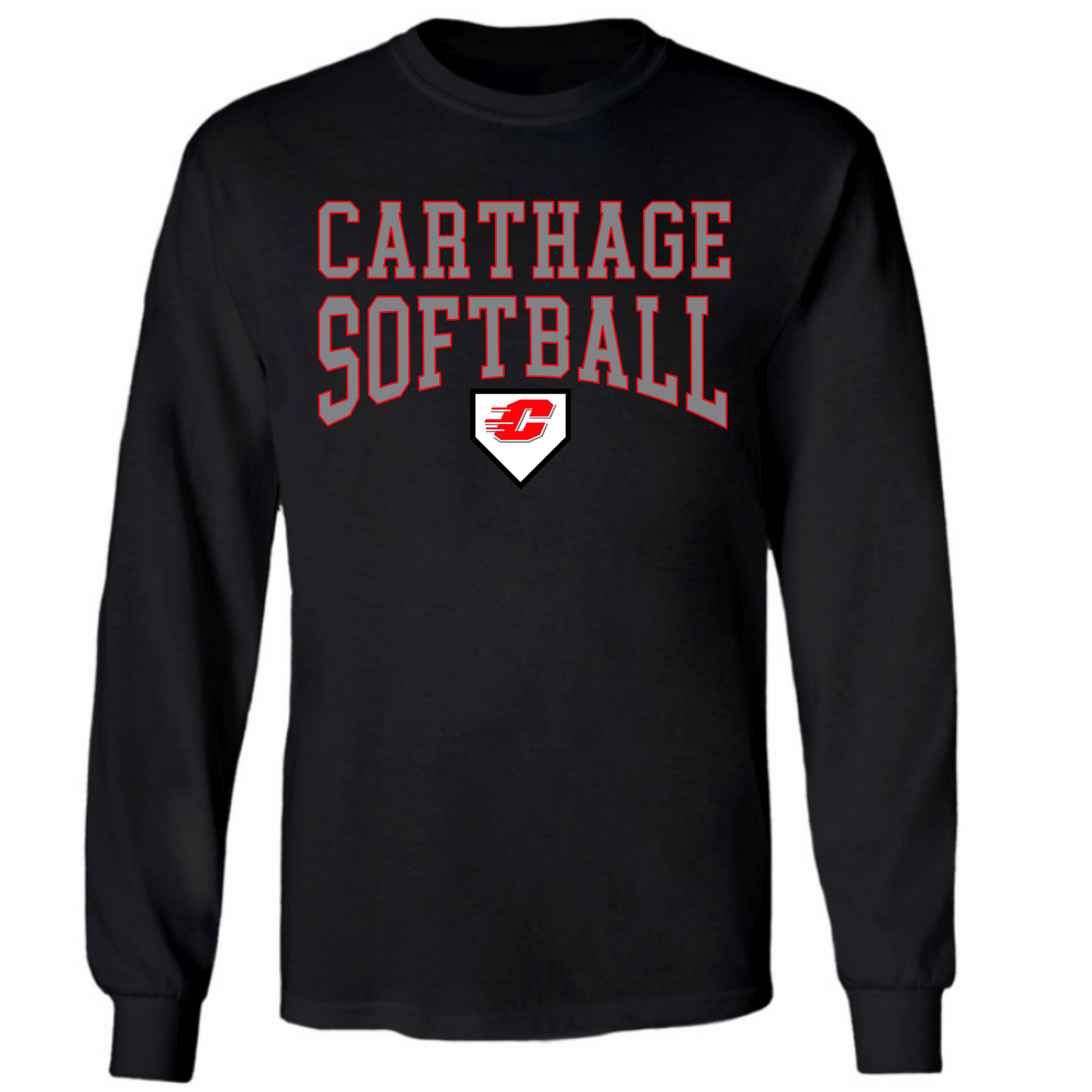 Carthage Softball LS Tee
