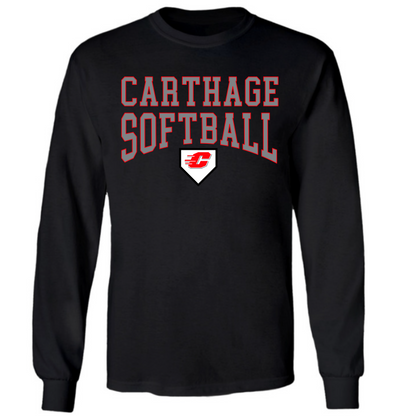 Carthage Softball LS Tee