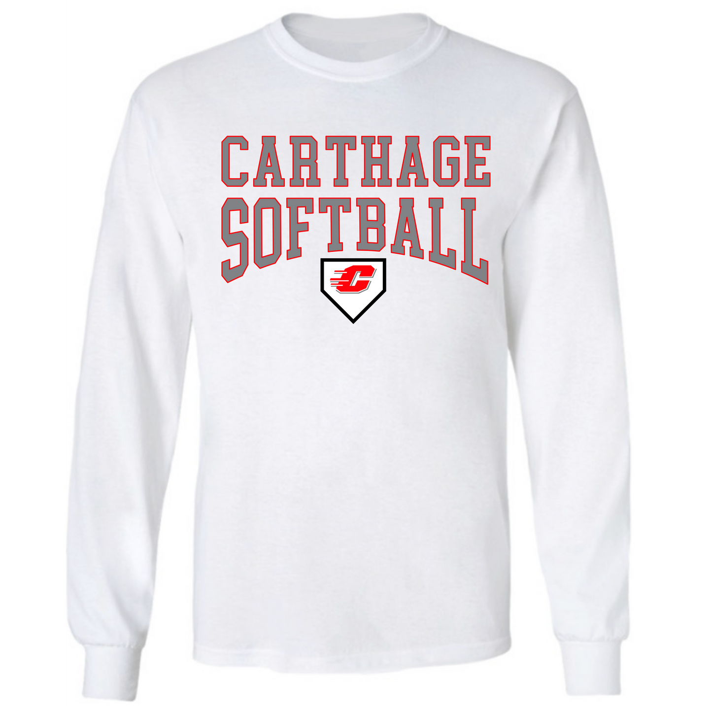 Carthage Softball LS Tee
