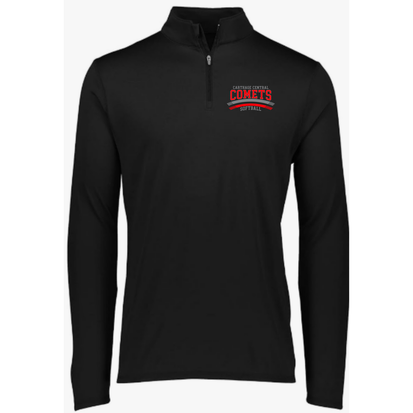 Carthage Softball 1/4 Zip Polo