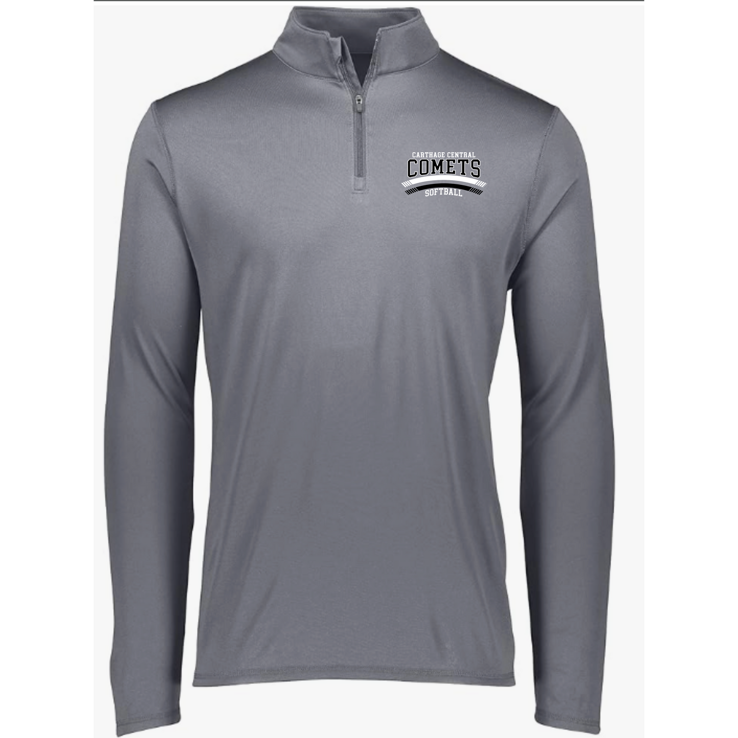 Carthage Softball 1/4 Zip Polo