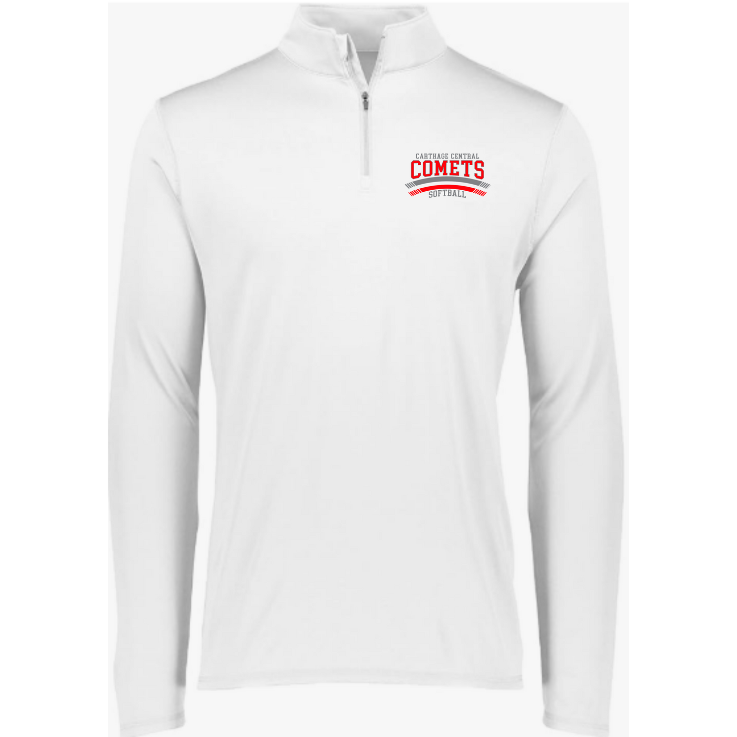 Carthage Softball 1/4 Zip Polo