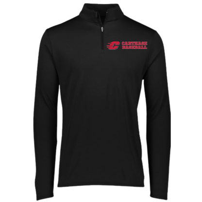 Carthage Baseball 1/4 Zip Polo