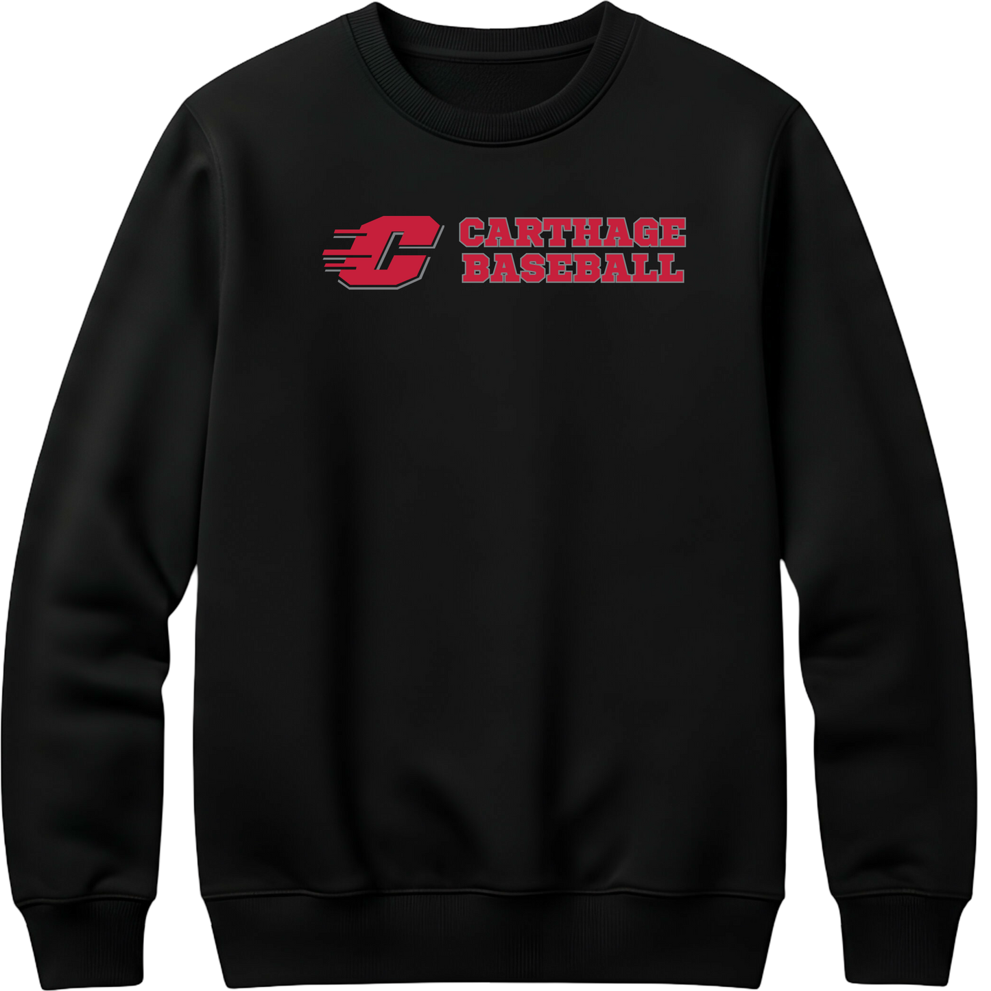 Carthage Baseball Crewneck Sweatshirt