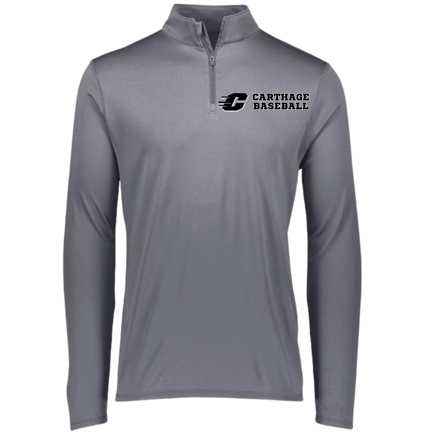 Carthage Baseball 1/4 Zip Polo