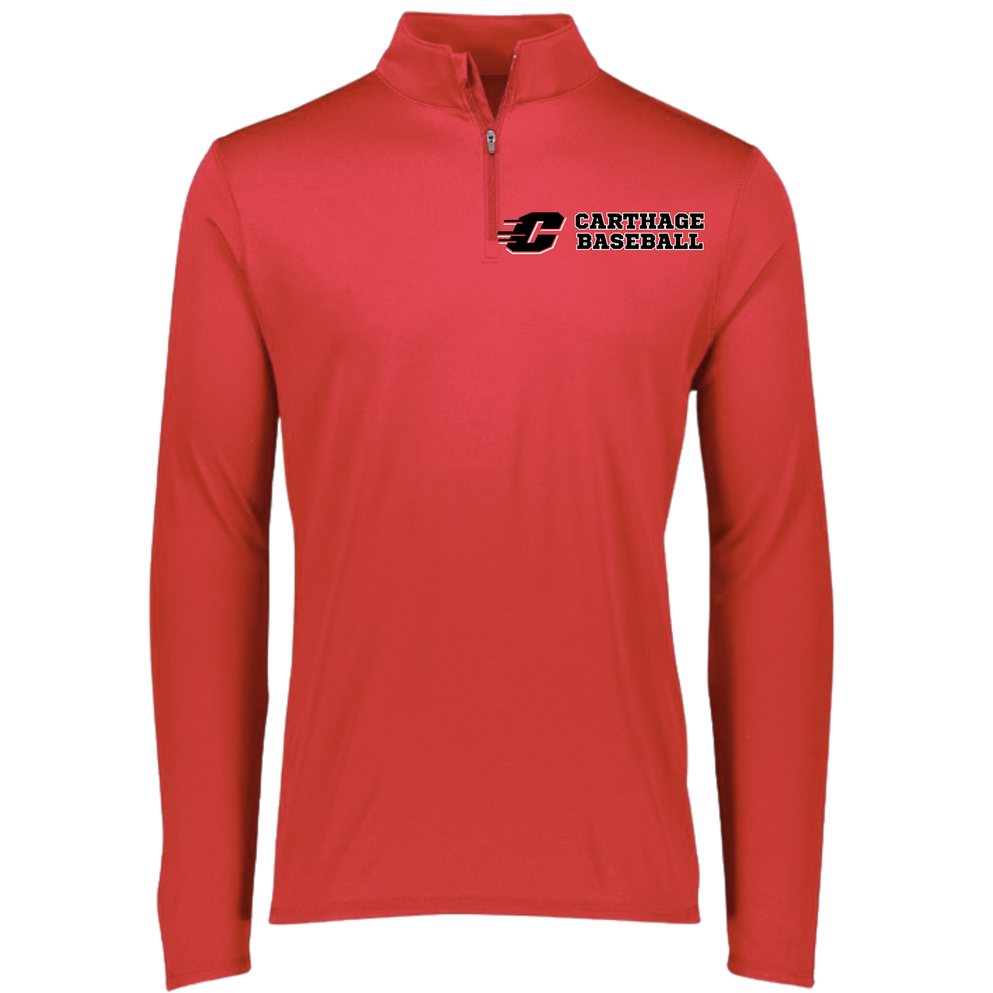 Carthage Baseball 1/4 Zip Polo