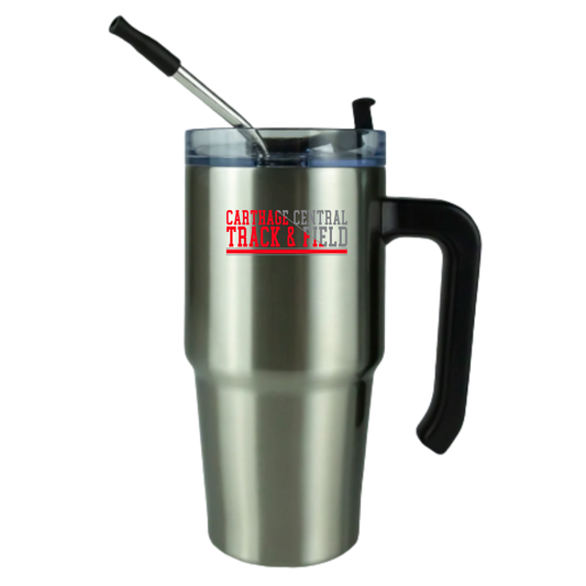 Carthage Track & Field Logo Tumbler