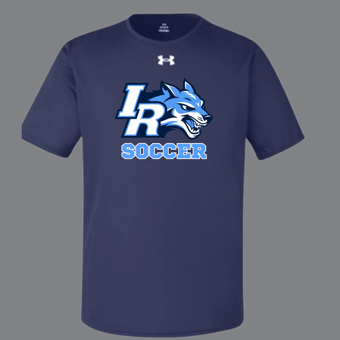 UA IR Wolves Soccer (Initials Tee)