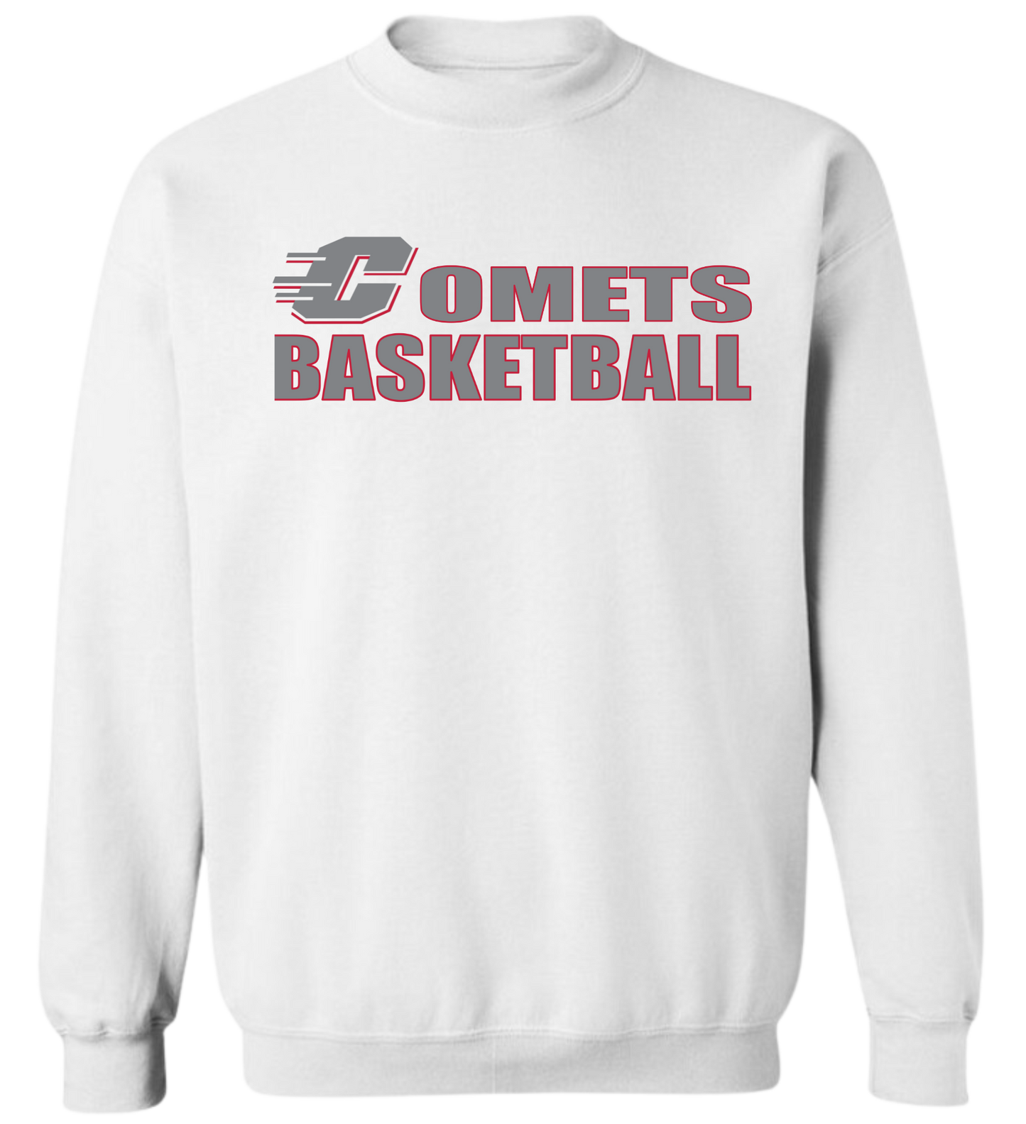 Carthage Basketball Block Crewneck