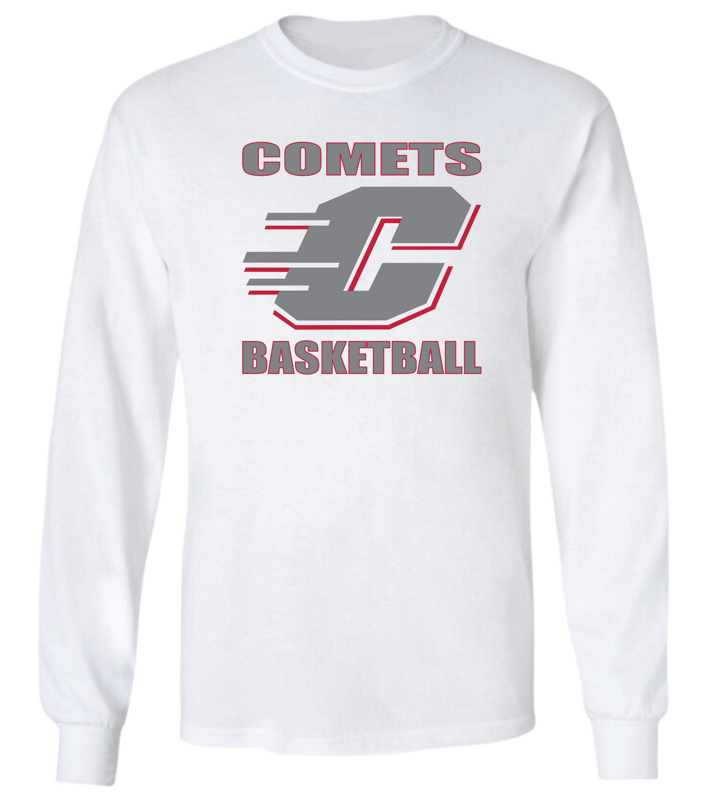 Carthage Basketball Logo Long Sleeve