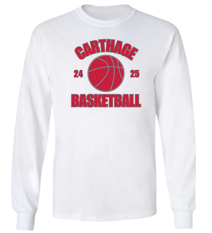 Carthage Basketball 24-25 Long Sleeve